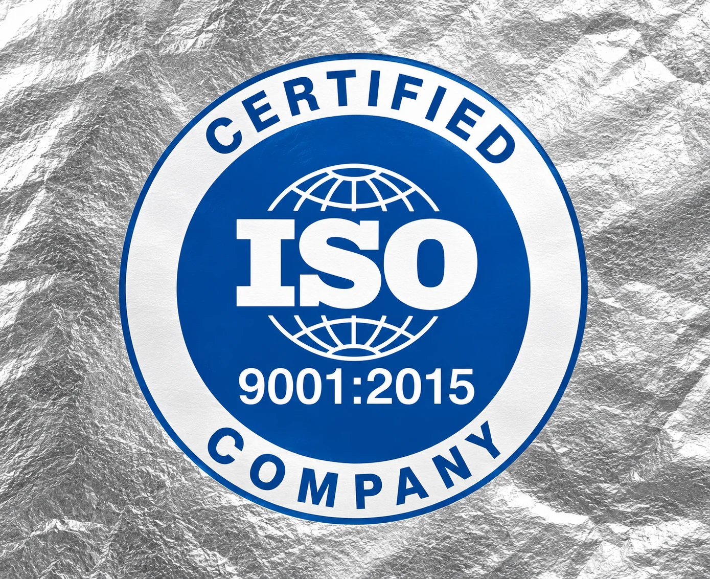 Ganpati Foils  ISO 9001:2015 Quality Management Certificate